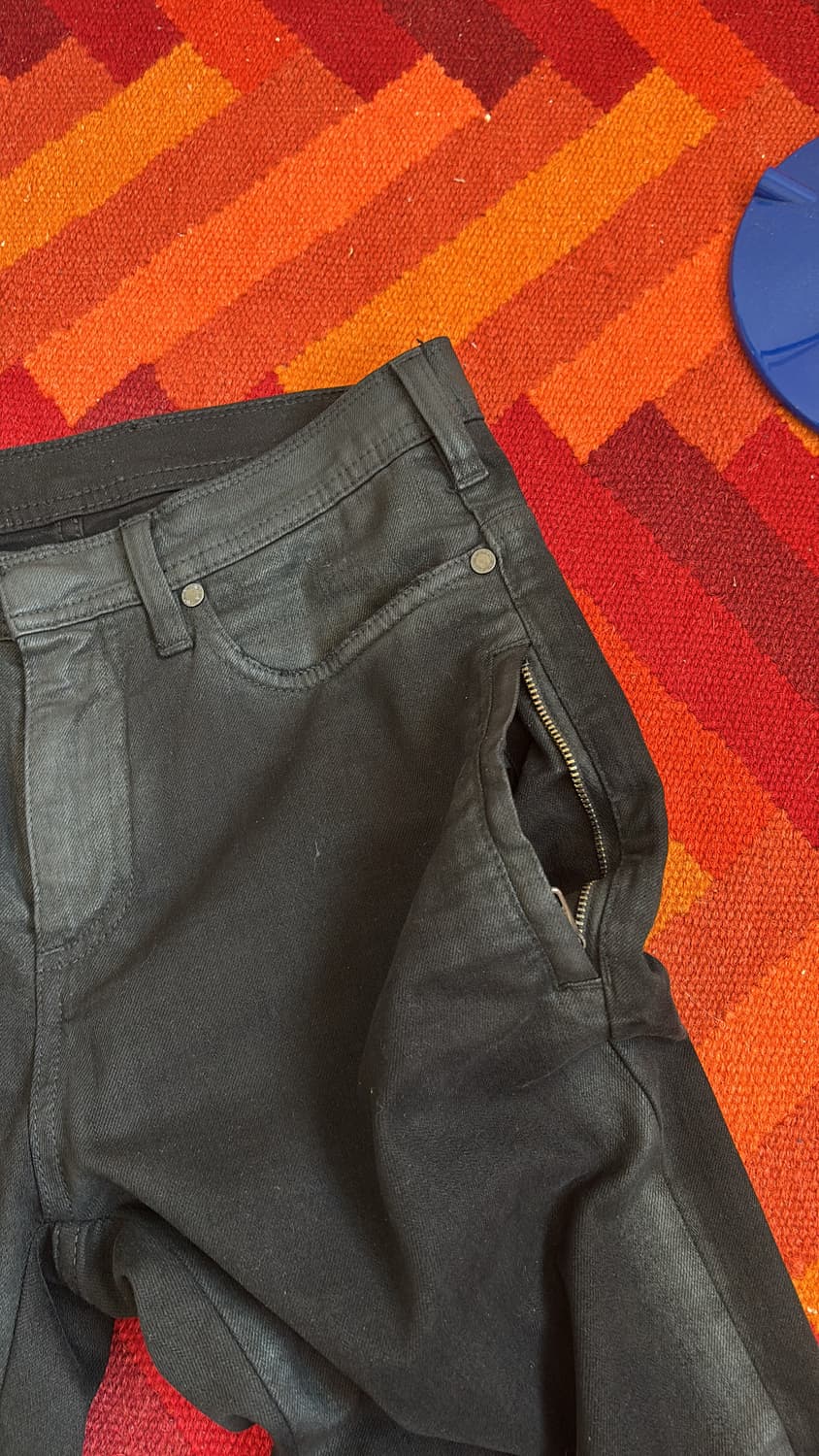 Abstract Face Waxed Jean 상품이미지8