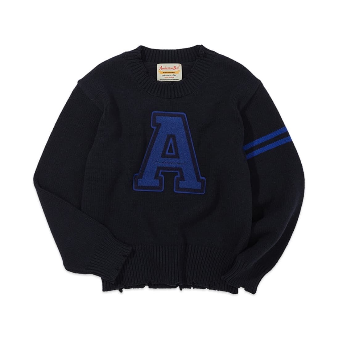 앤더슨벨 바시티 로고 크루넥 스웨터 S 상품이미지1