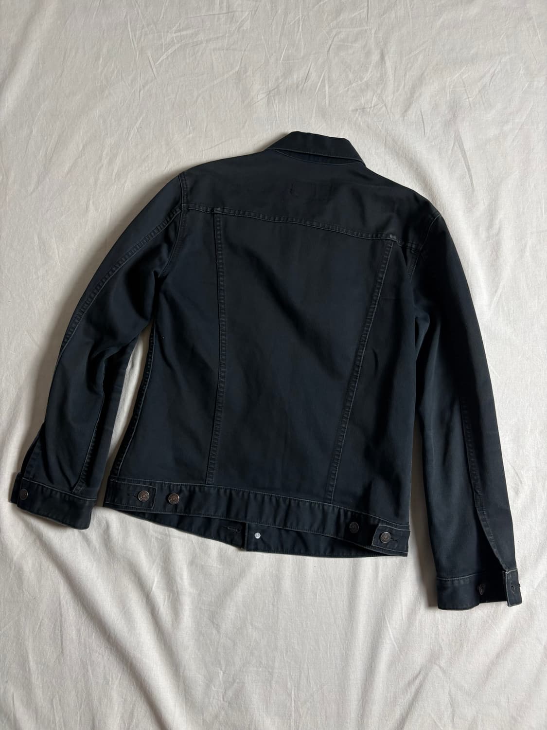 Levis 리바이스 블랙 데님 트러커 자켓 M 상품이미지2