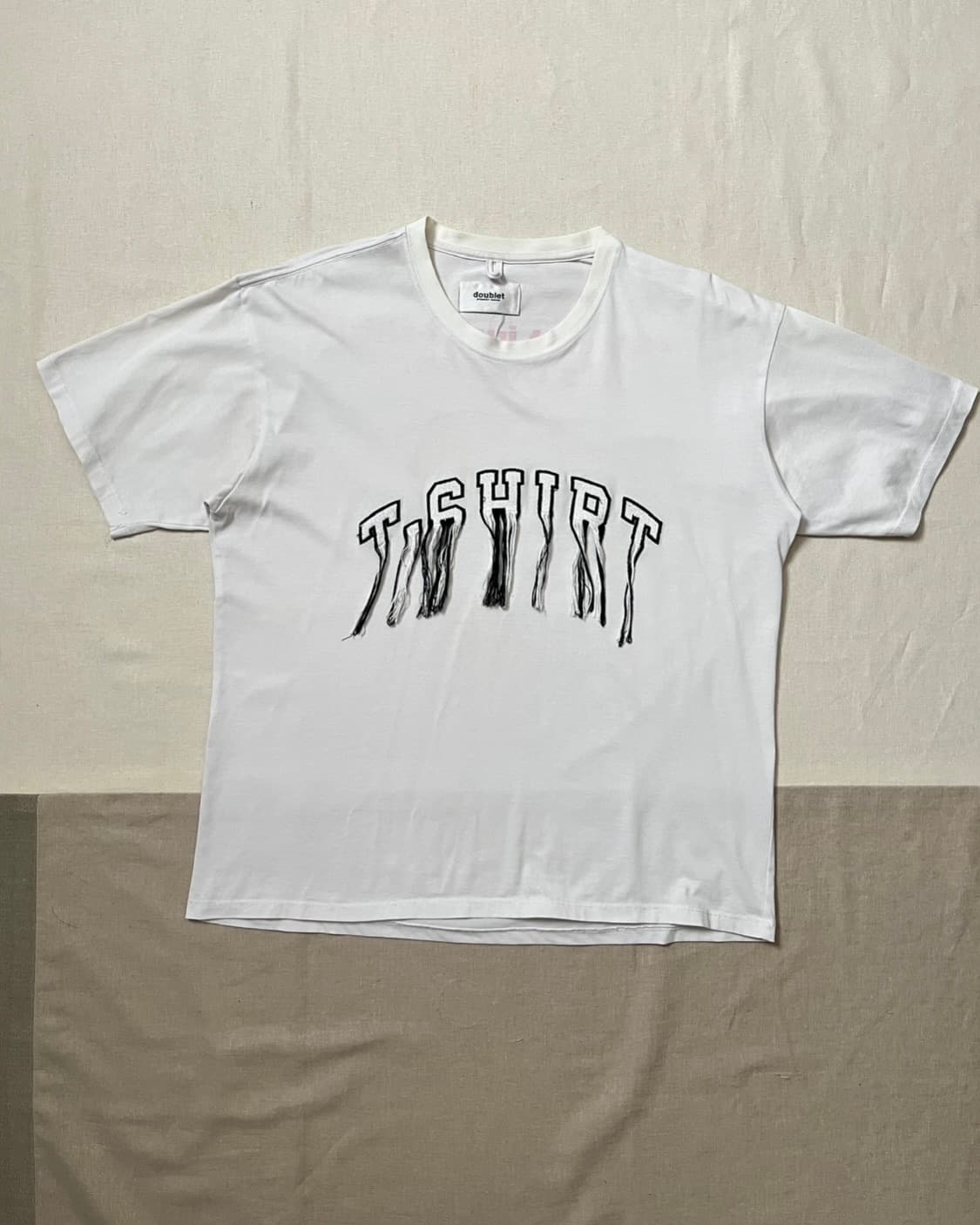 더블렛 프린지 자수 티셔츠 doublet 상품이미지1