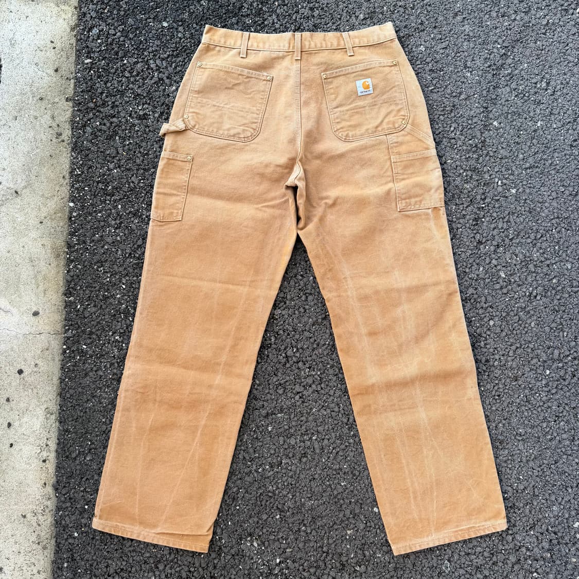 USA 빈티지 칼하트 B01 BRN 더블니 카펜터 팬츠 상품이미지2