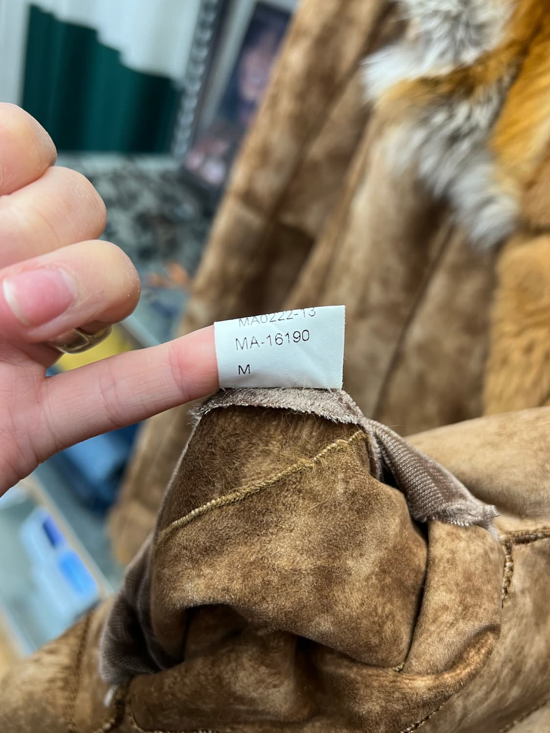 Real Fox Fur Collar Mustang Coat 상품이미지3