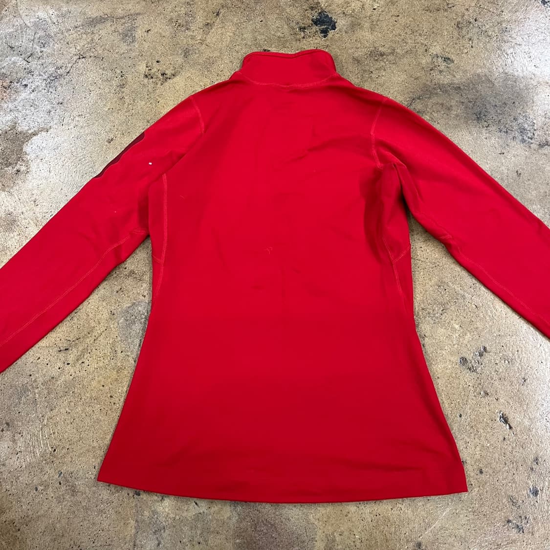 [정품/S] 아크테릭스 레드 긴팔 반집업 긴팔티셔츠 b18 상품이미지4