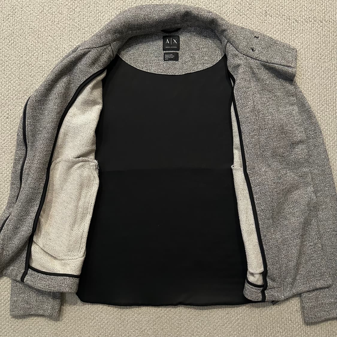 아르마니 익스체인지(A|X) 라이더 디테일 니트 집업 상품이미지6