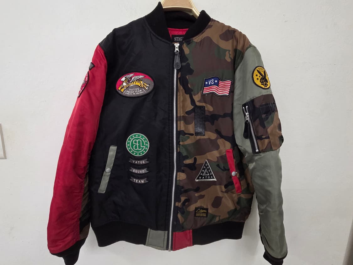 스티그마 바토스 소사이어티 패치 봄버 자켓 라지 상품이미지1