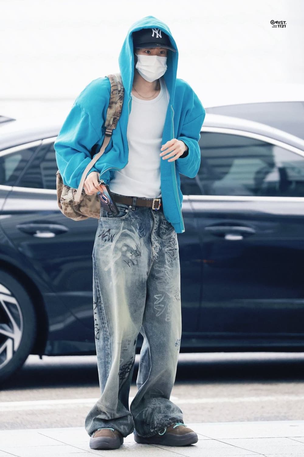 [XS] Skylrk 스카이라크 슈퍼블루 후드집업 상품이미지2