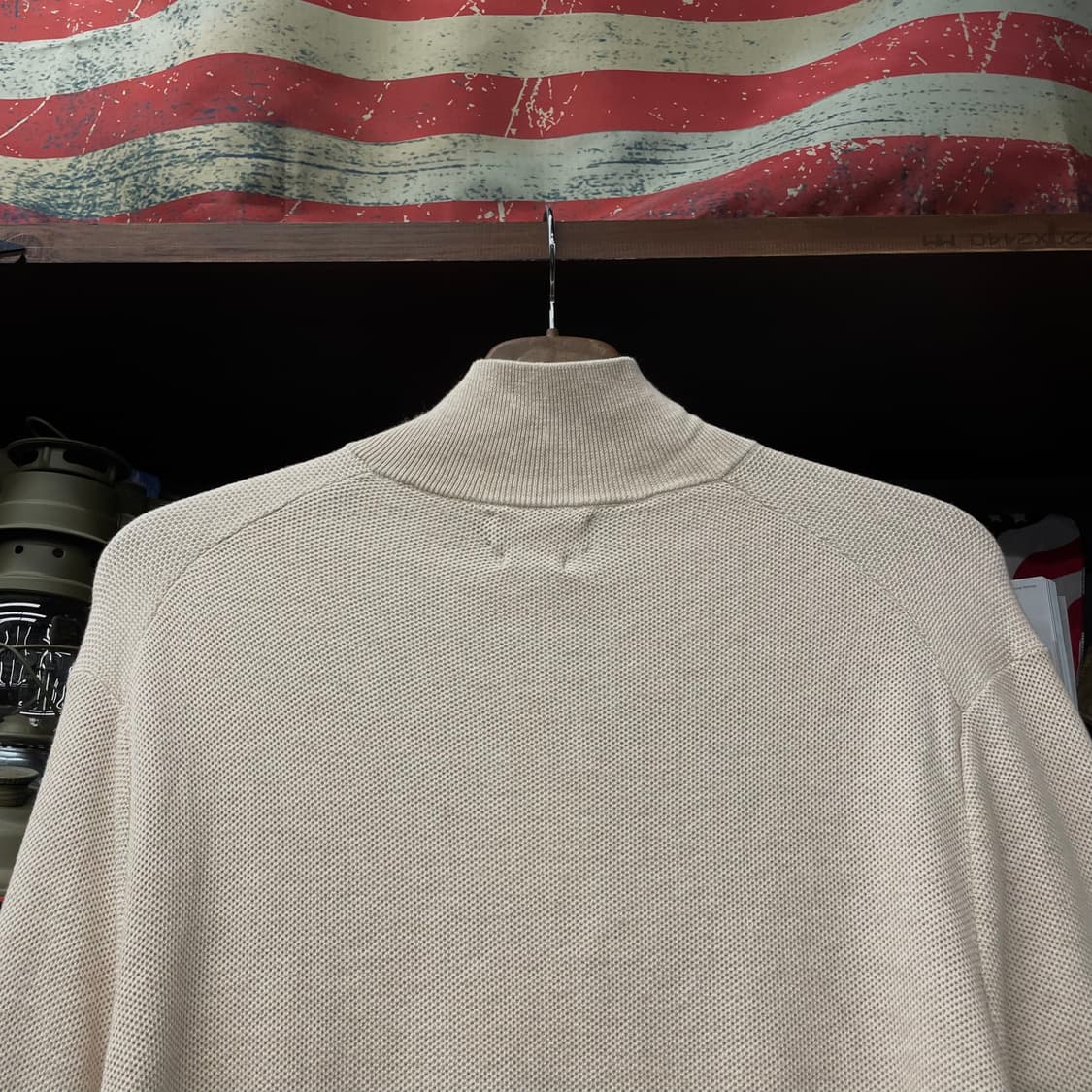 폴로 랄프로렌 신형 라벨 피마 코튼 하프 집업 니트 스웨터 상품이미지4