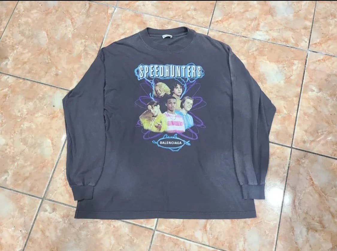 발렌시아가 스피드헌터 롱슬리브 티셔츠 상품이미지2
