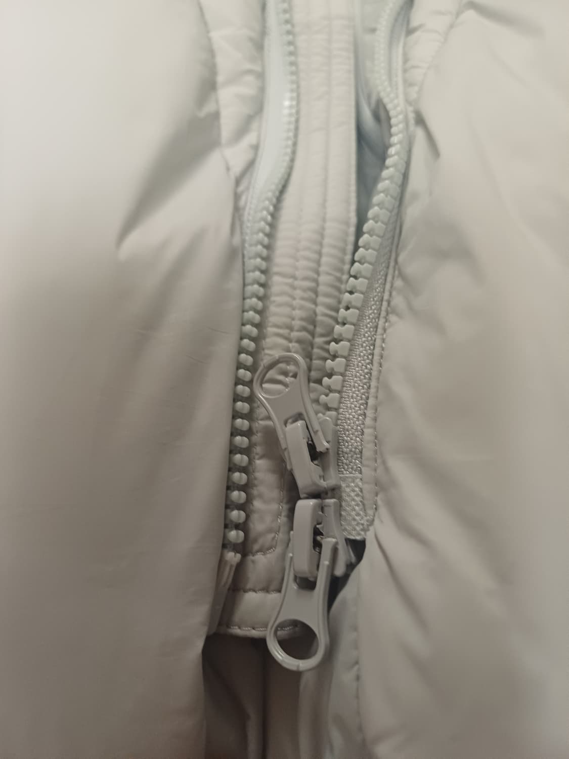 너디 NERDY 라이트그레이 패딩 베스트 M / 여성66 남성95 상품이미지6