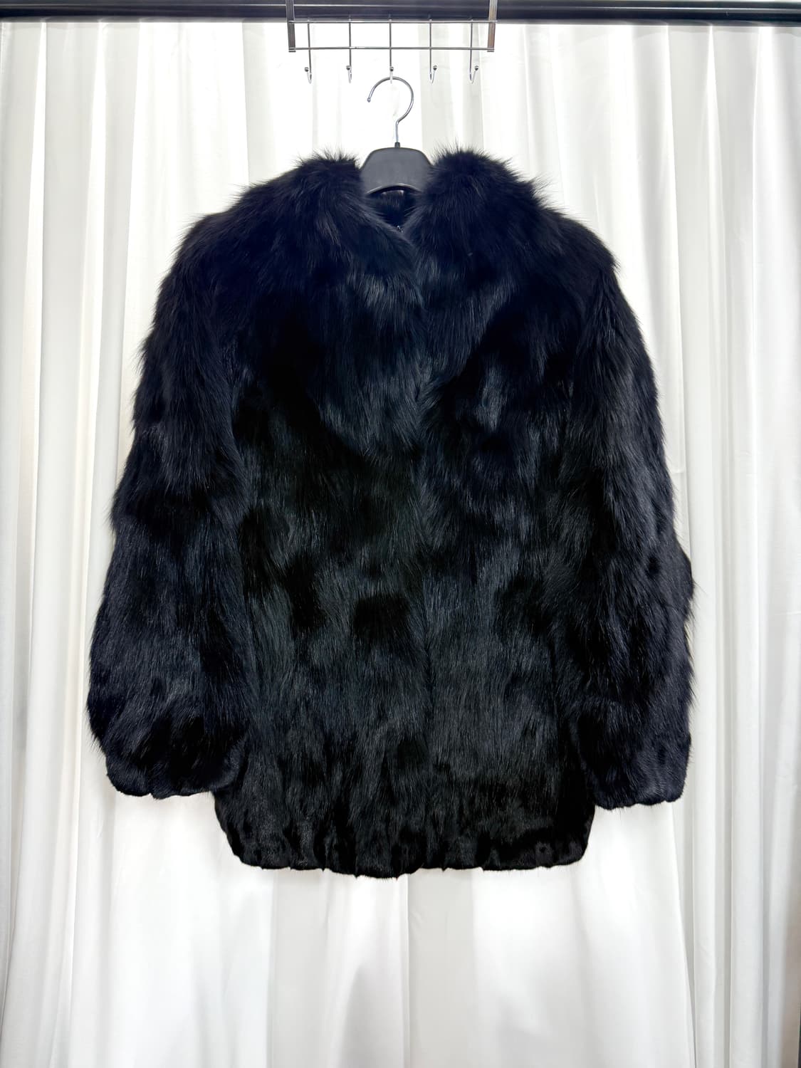 SAGA Fox fur jacket (navy) 상품이미지4