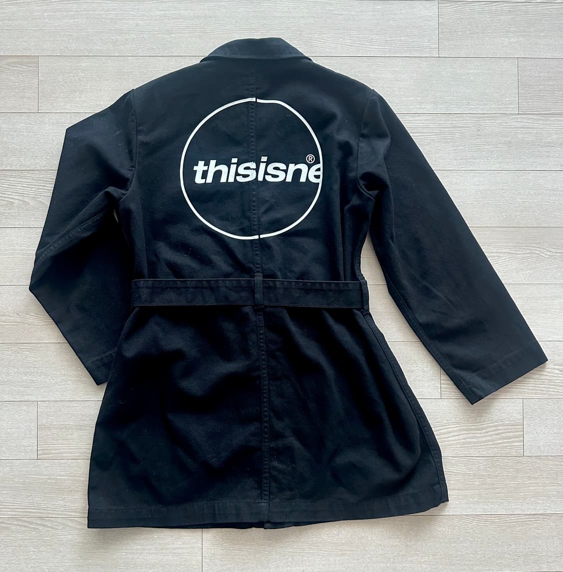 thisisneverthat 벨티드 블랙 야상 상품이미지2