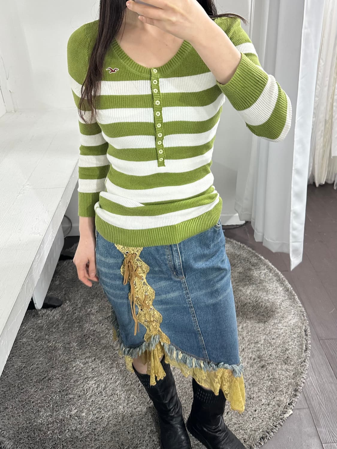 hollister stripe slim top 상품이미지2
