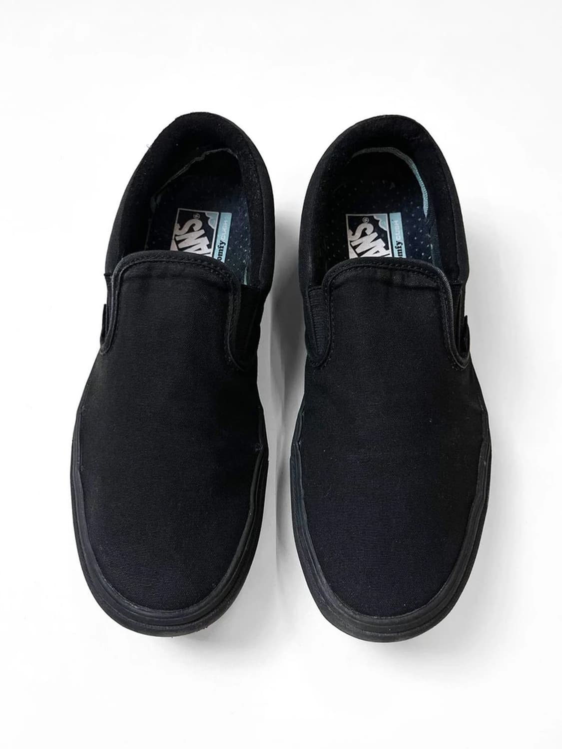 반스 VANS 프리미엄 올블랙 슬립온 스니커즈 A1482 상품이미지5