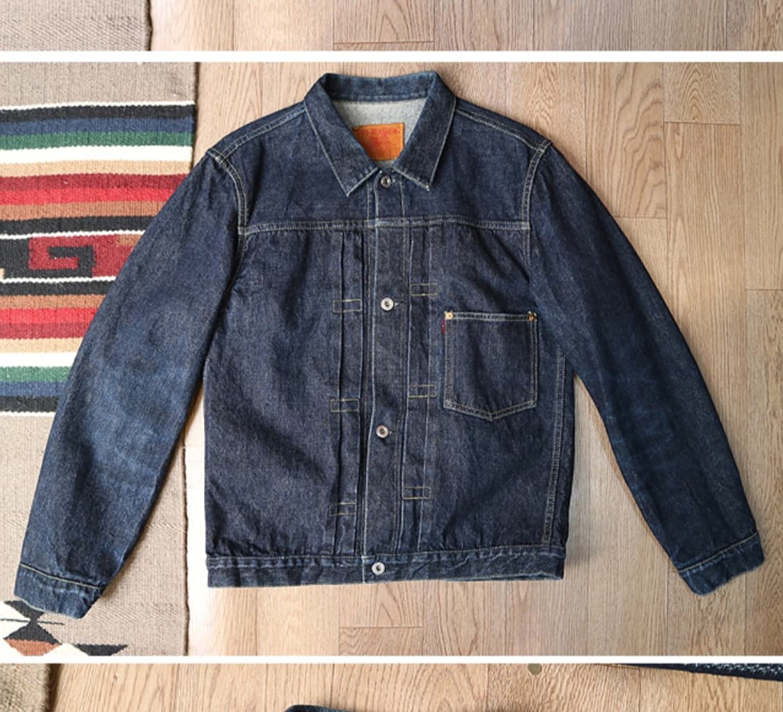 일본판 TCB JEANS 1944년 대전판 복각 셀비지 1세대 데님자켓 상품이미지2