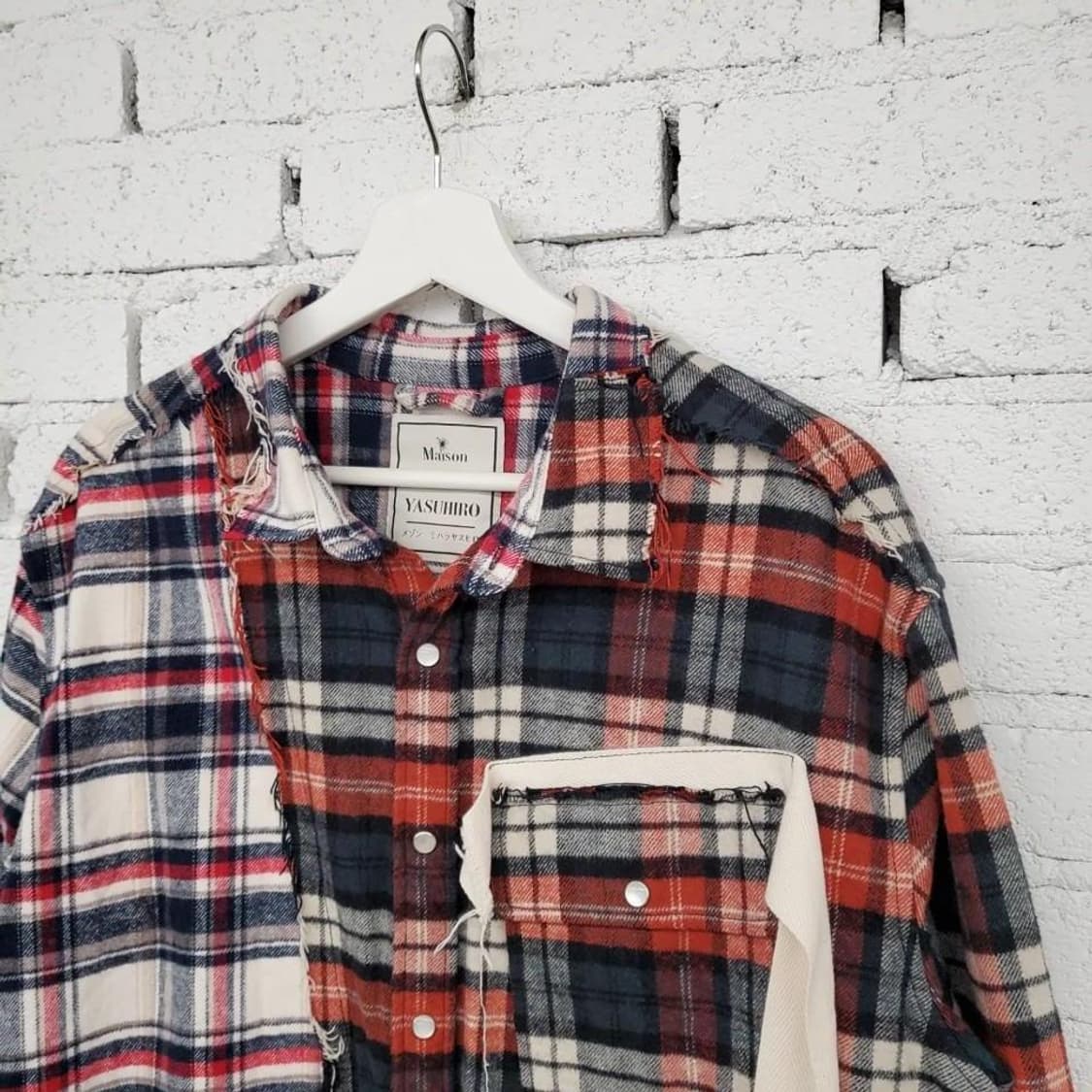 미하라야스히로 멀티컬러 울 셔츠 상품이미지5