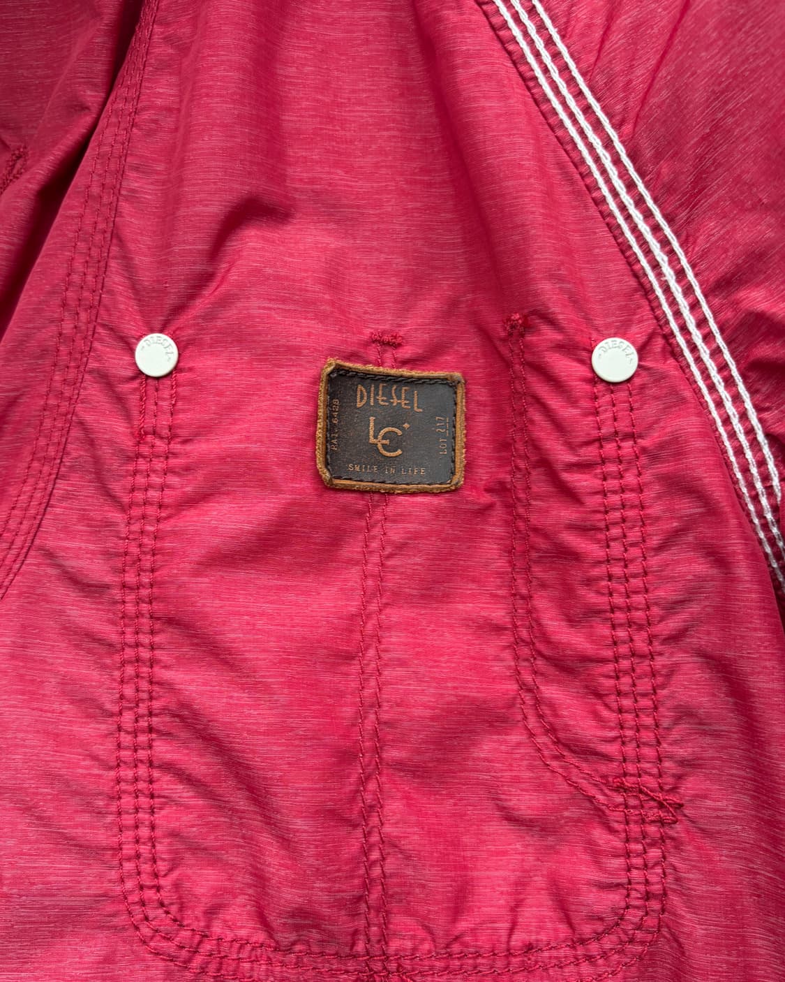 디젤 00s 스티치 디테일 후드 자켓 상품이미지3