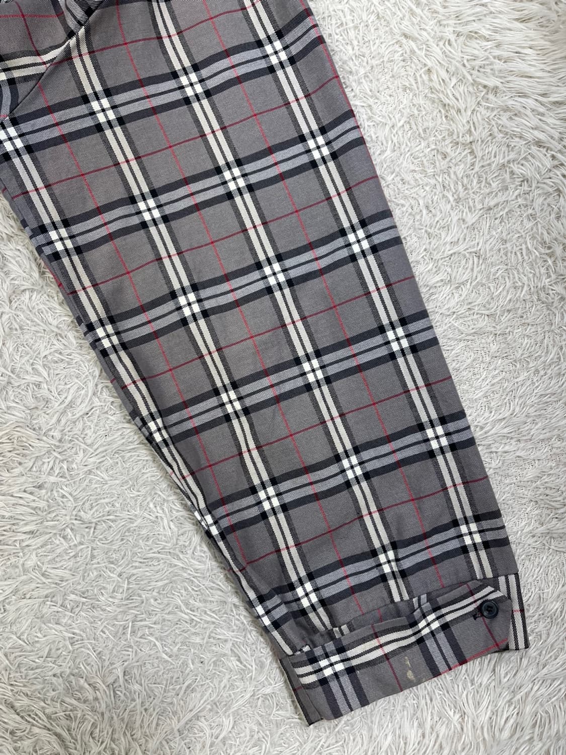 아조바이아조 오버핏 체크믹스 셔츠/#2642 상품이미지4