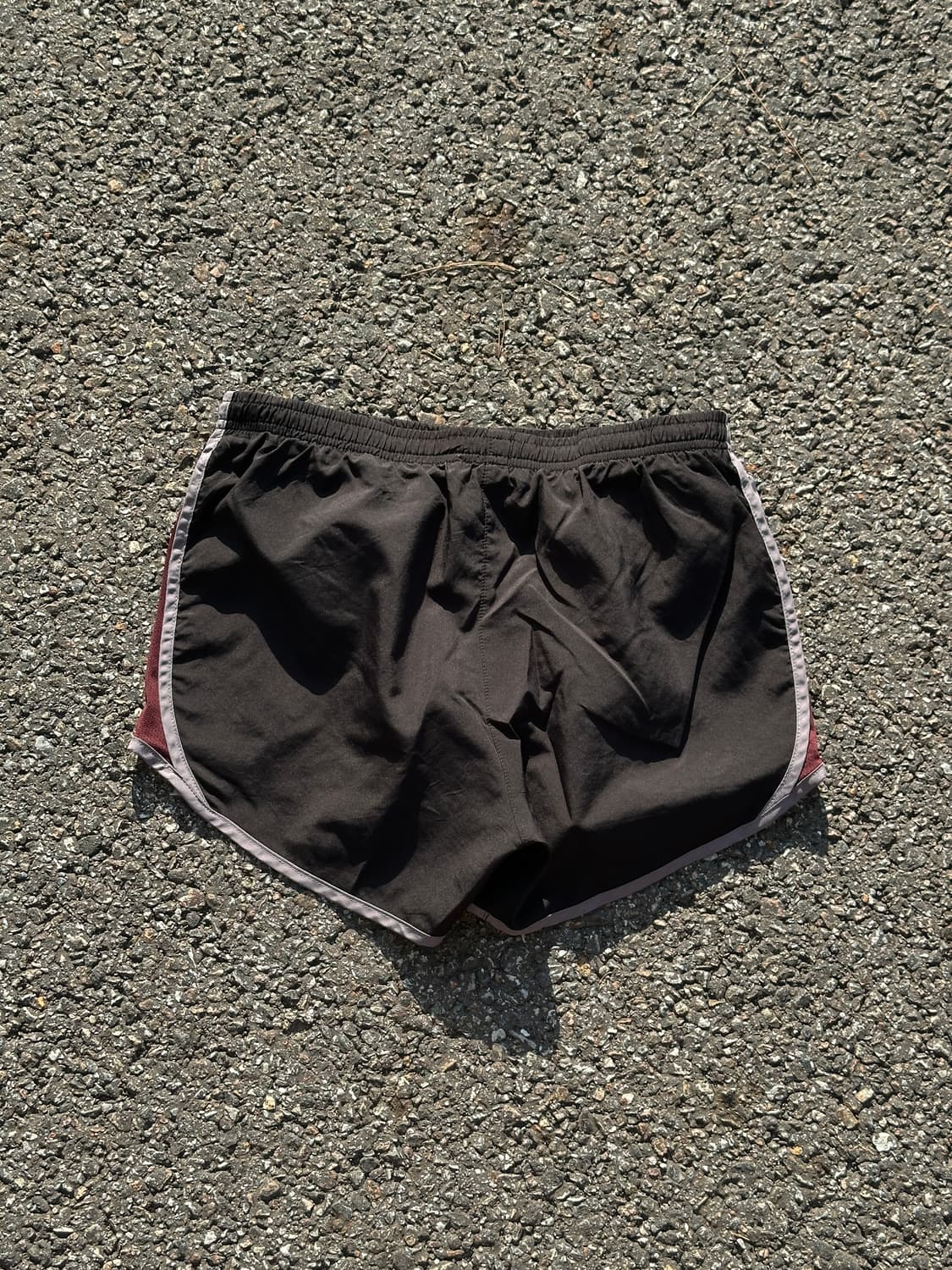 [S] 나이키 여성 블랙 브라운 사이드 러닝 쇼츠 반바지 상품이미지6