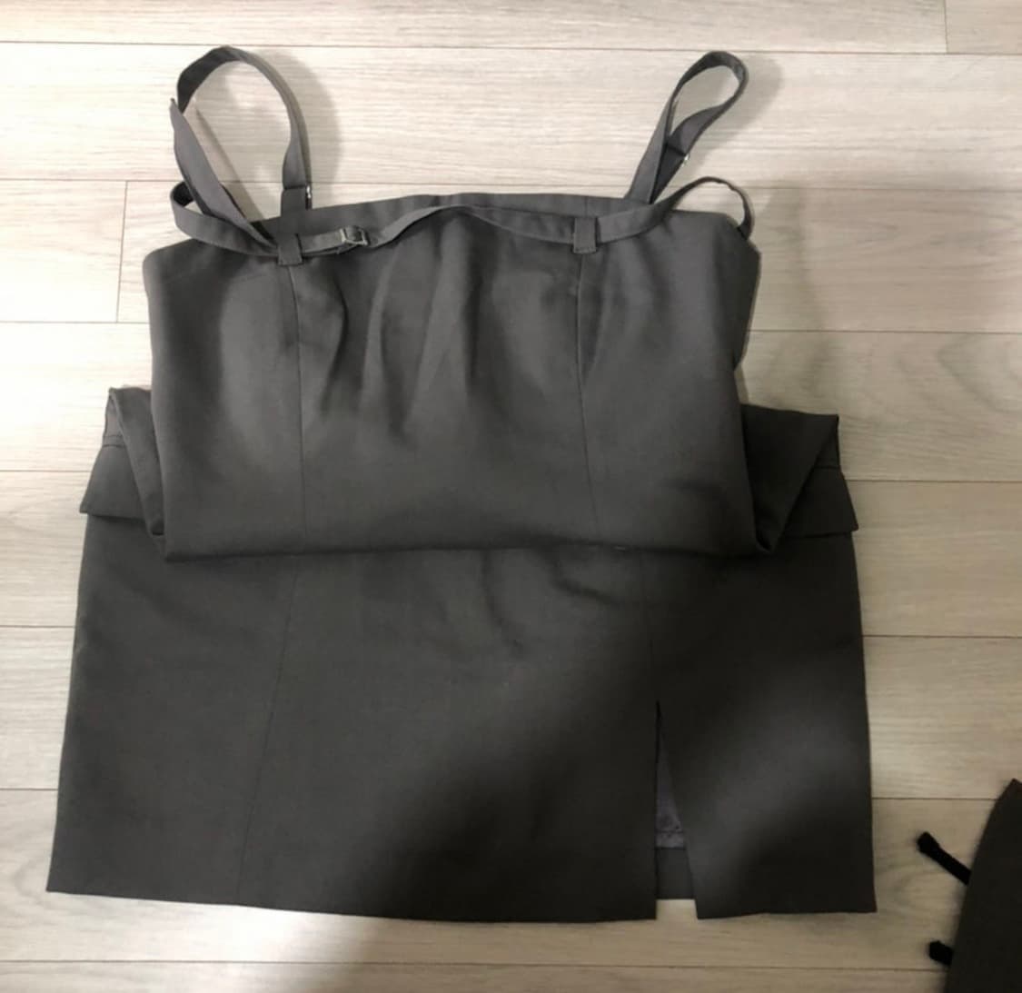 페인오어플레저  luna belted dress brown 상품이미지2