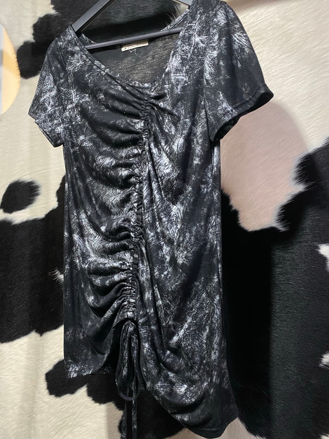 Japanese vtg 타이다이 셔링 반팔티셔츠 상품이미지4