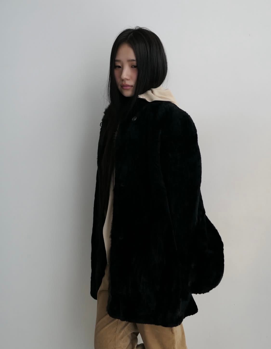 빈티지 낙원 양털 퍼자켓 상품이미지1