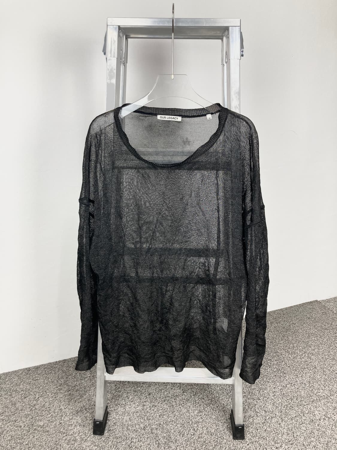 아워레가시 팝오버 라운드넥 에씨디티 니트 상품이미지1