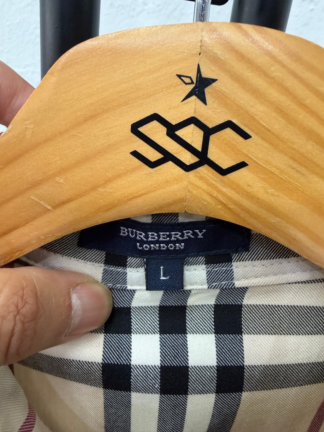 정품) 버버리 여성 체크 노바셔츠 원피스 L 상품이미지6