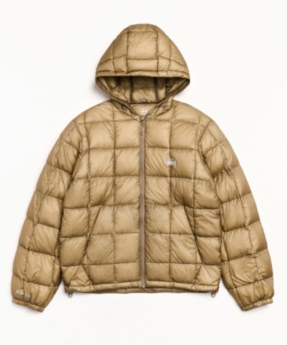 [S] 스투시 미드웨이트 후드 푸퍼 카키 상품이미지1