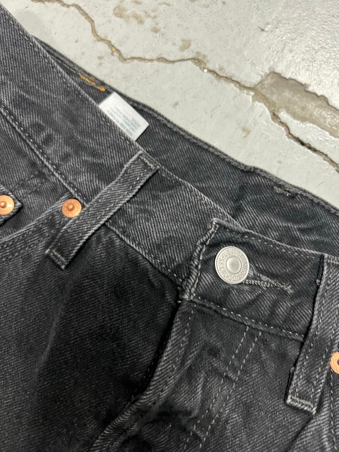 Levi’s 리바이스 505 레귤러핏 블랙진 상품이미지3