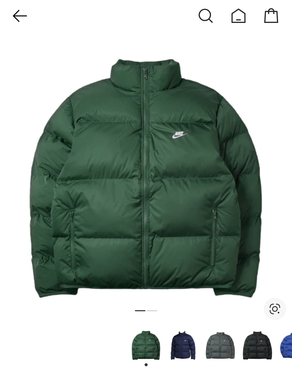 나이키 nsw 패딩 자켓 퍼-아시아 상품이미지1