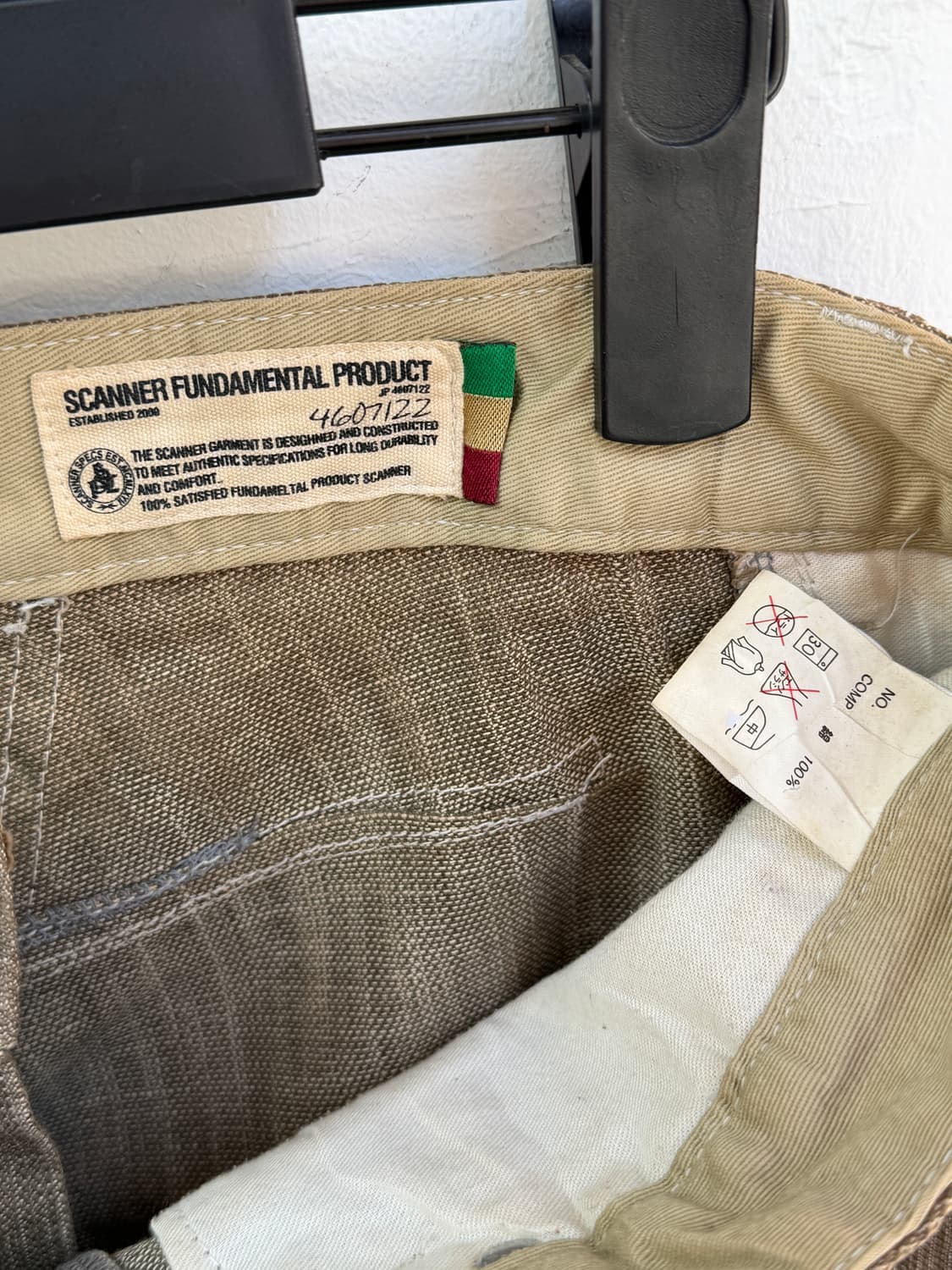 Scanner Fundamental Product 워시드 스트레이트 데님 상품이미지5