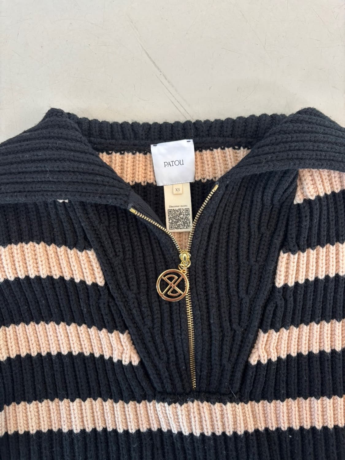 Patou Half Zip up Turtleneck 상품이미지4