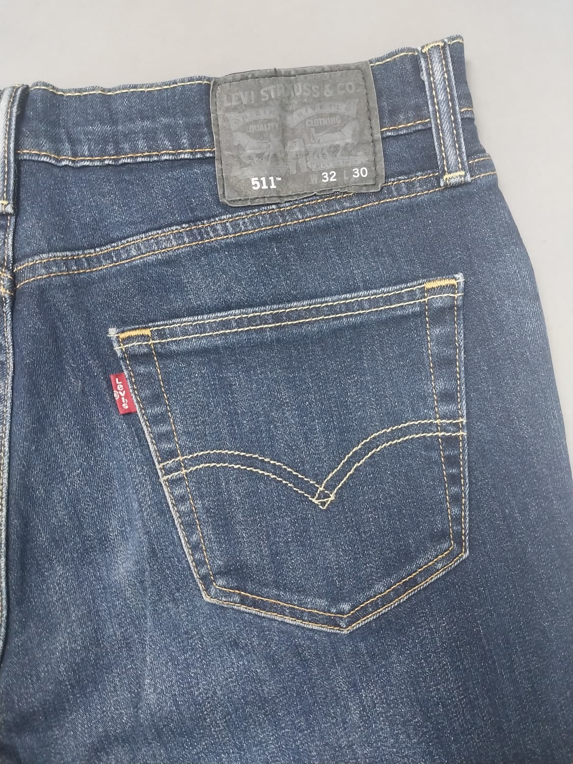 [32] 리바이스 511 진청 워싱 슬림진 청바지 상품이미지9