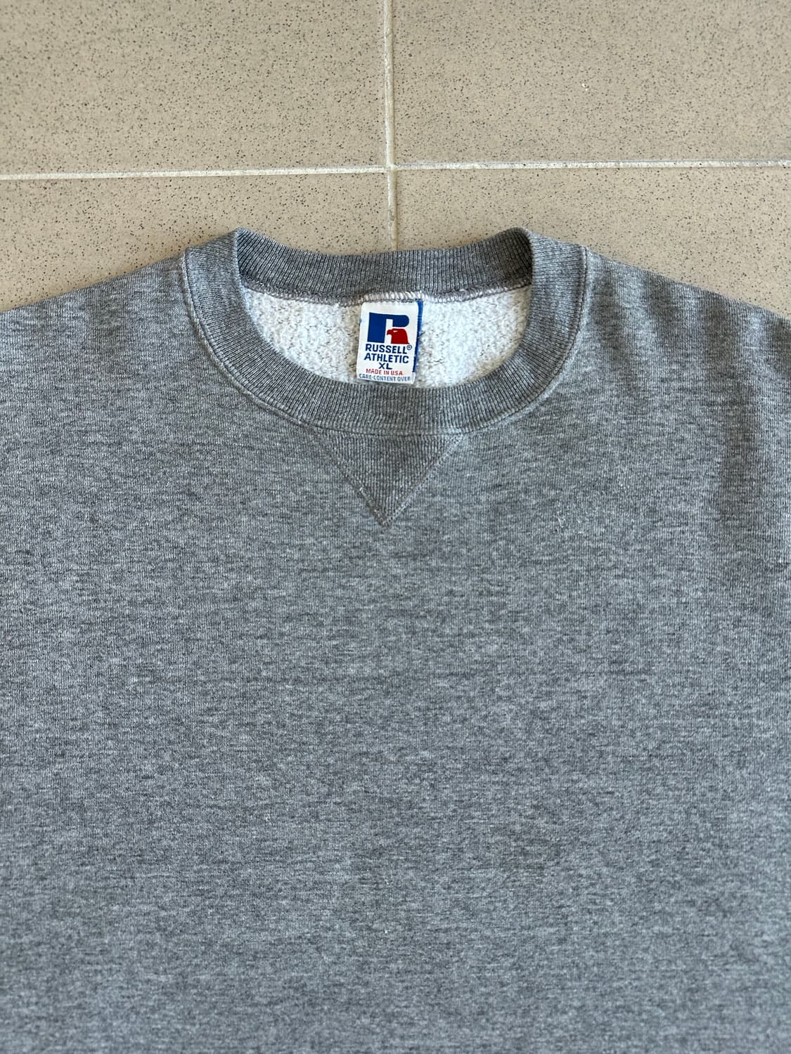 90s 빈티지 러셀 스웻셔츠 그레이 XL USA 상품이미지4