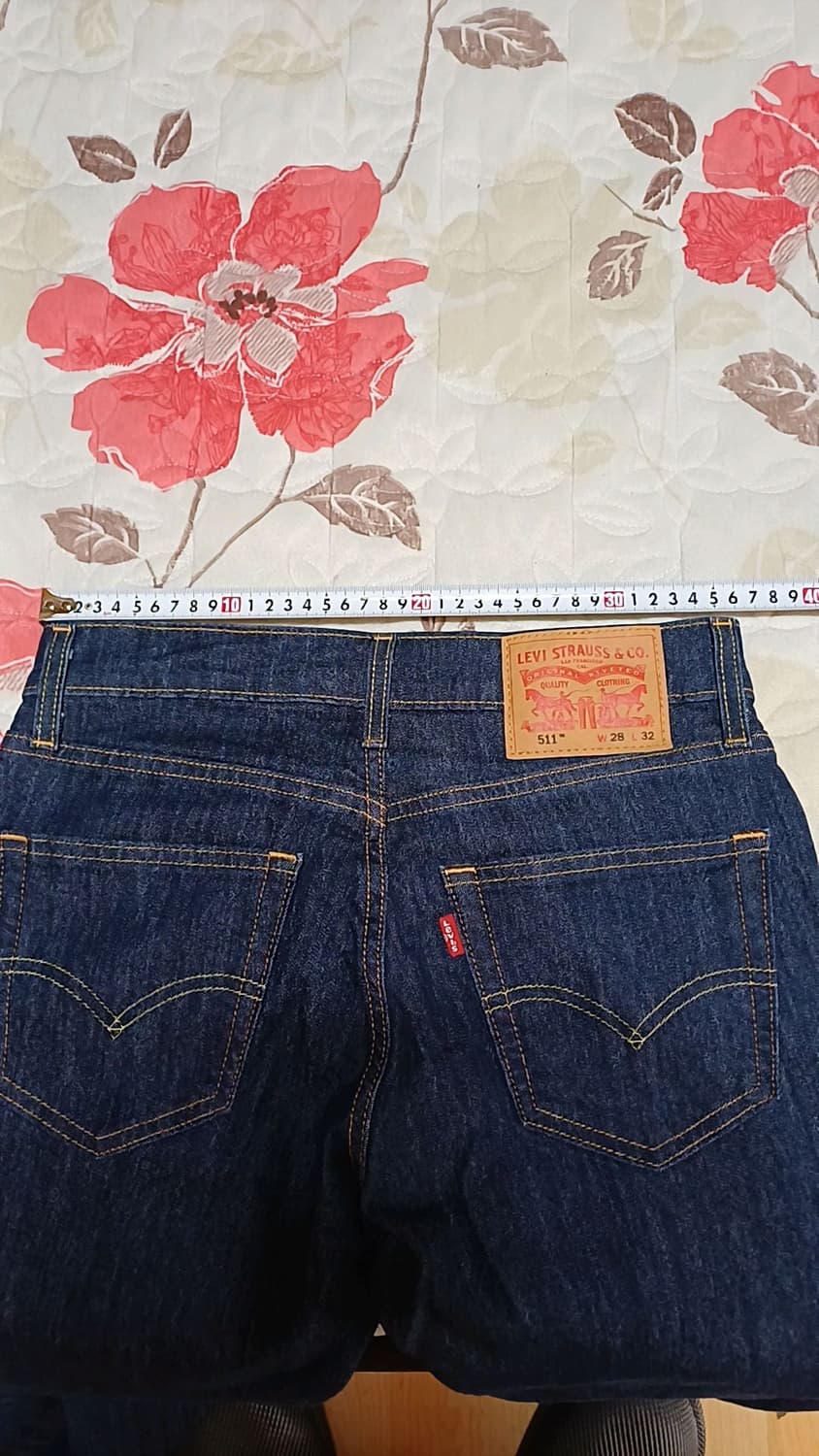 리바이스 얇은스판청바지 28인치 기장105 상품이미지7