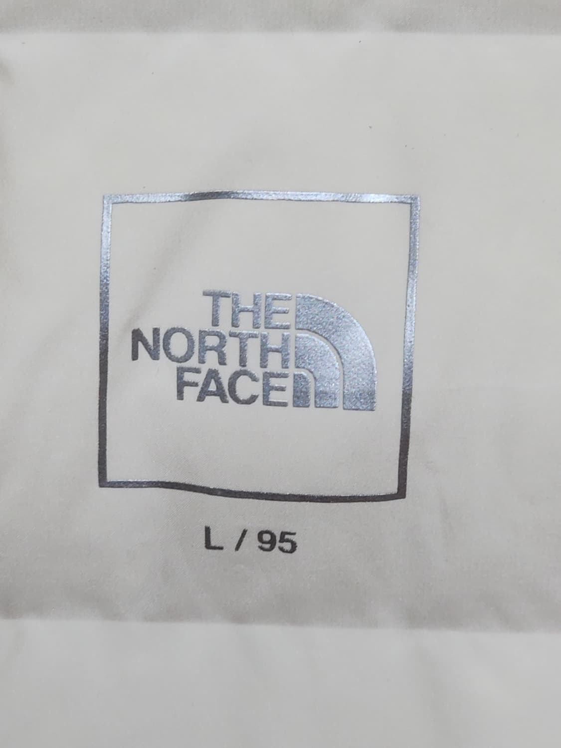 (95) 노스페이스 구스다운 패딩점퍼 아이보리 거위털 경량자켓  상품이미지3
