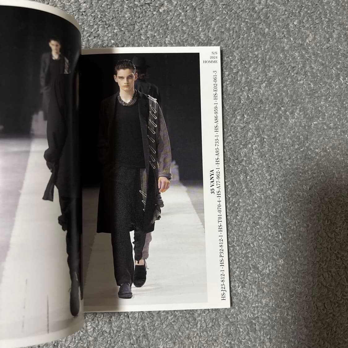 Yohji yamamoto pour homme collection 룩북 상품이미지2