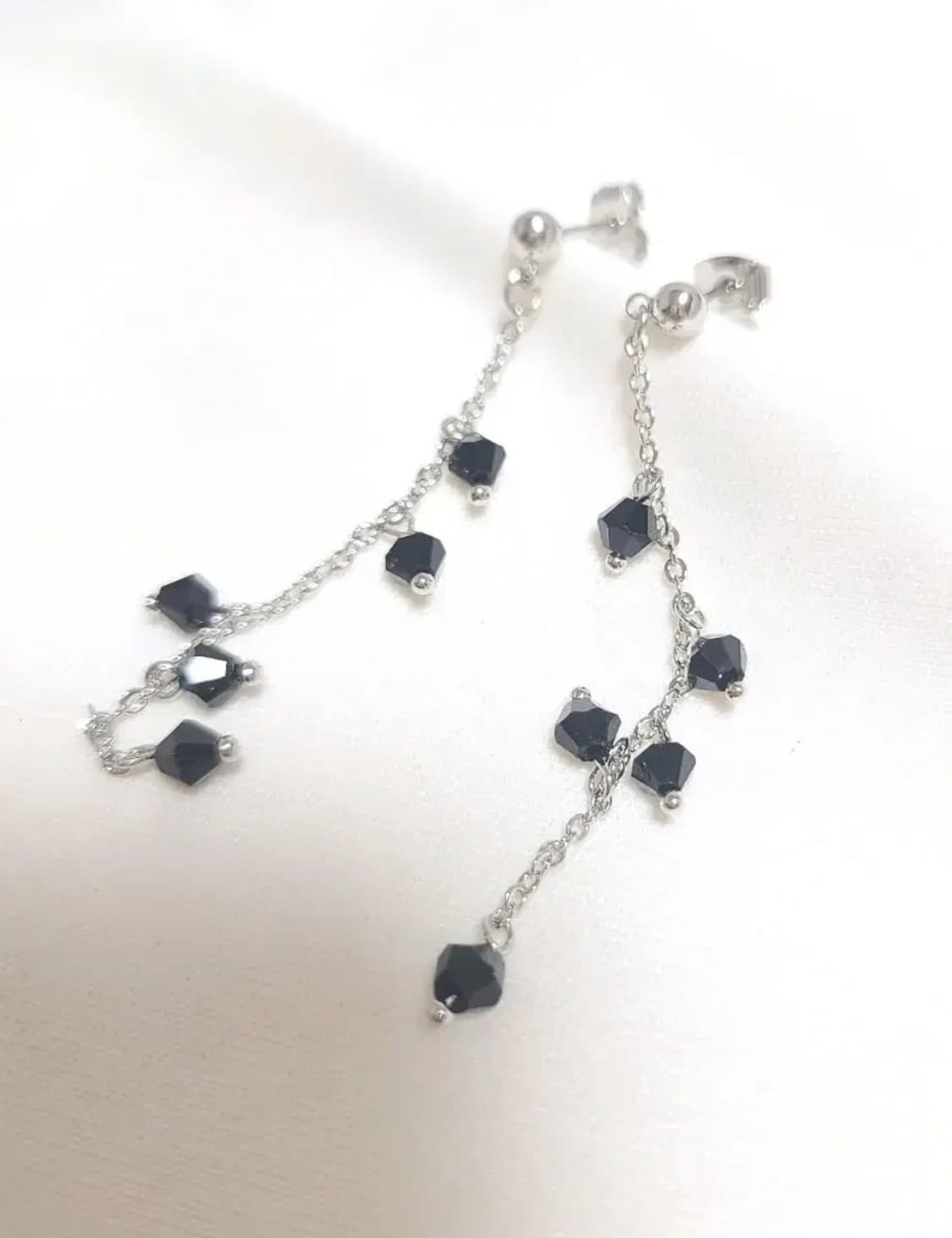 새상품 925 은침 드롭 귀걸이(반택포) 상품이미지3