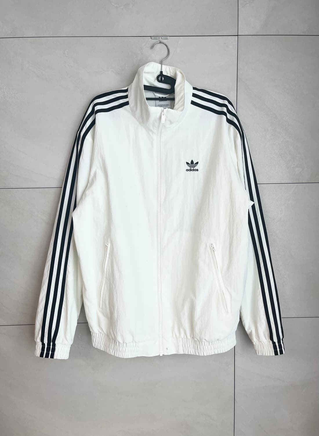 아디다스 파이어버드 흰,검 바람막이 [M] 상품이미지1