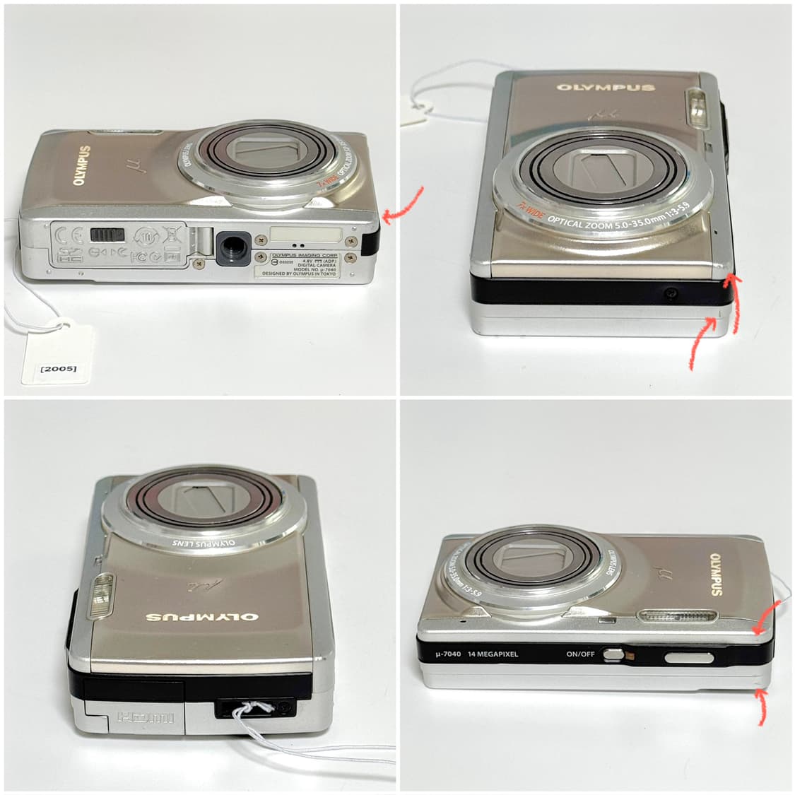 올림푸스 뮤 7040 샴페인골드 빈티지디카 상품이미지3