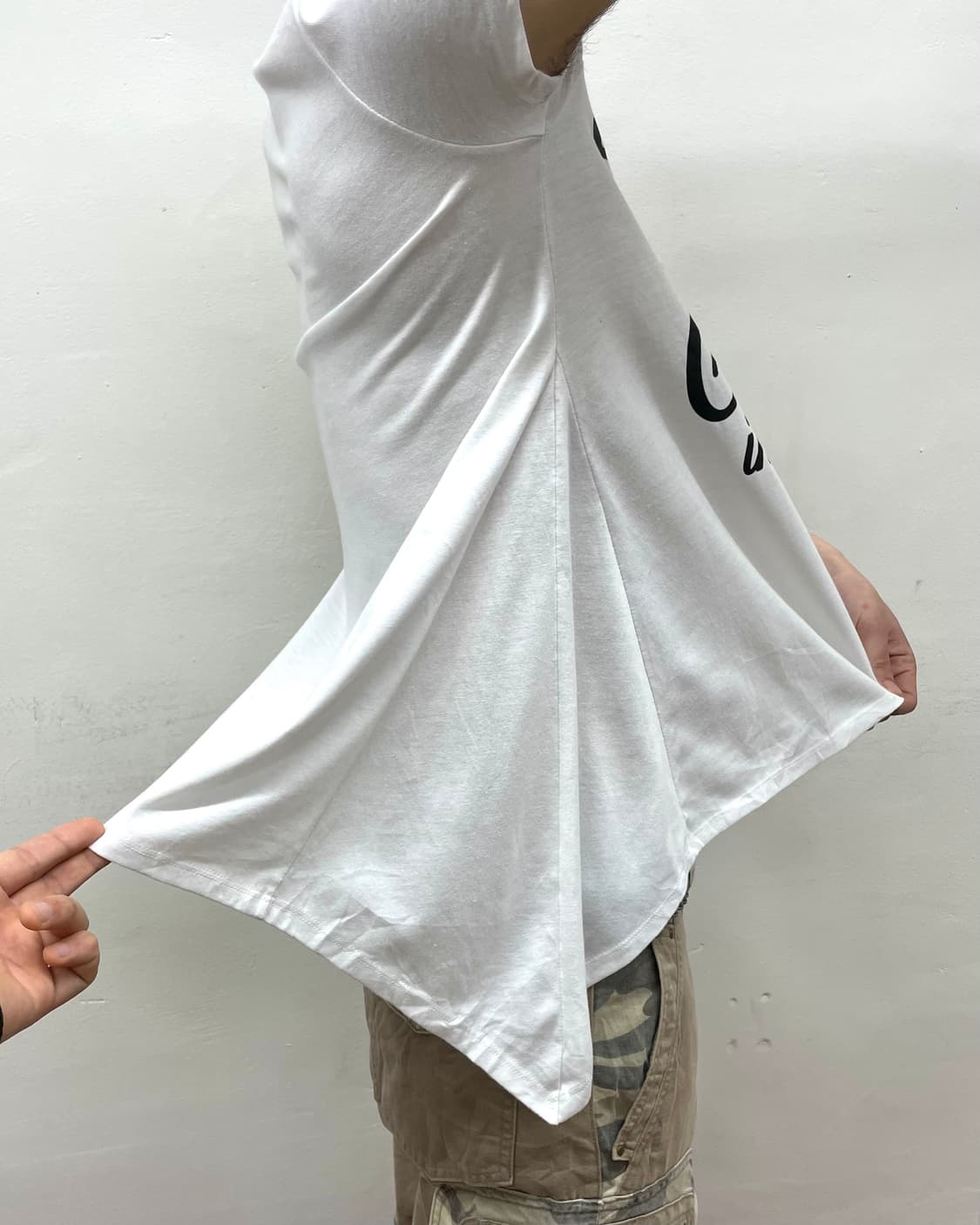 stingray black lettering T-shirt 상품이미지4