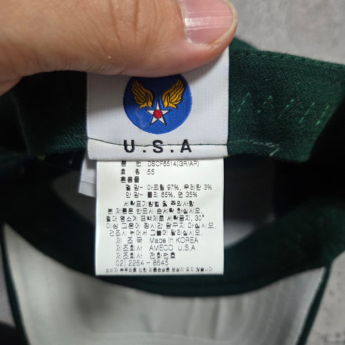 ✨ (새상품) 아메코 USA 볼캡 모자  상품이미지7