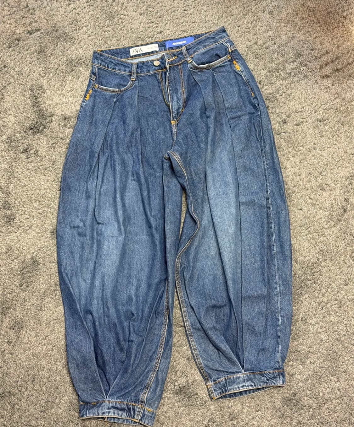 Zara x Ader Error Wide Leg Jeans Blue  상품이미지2