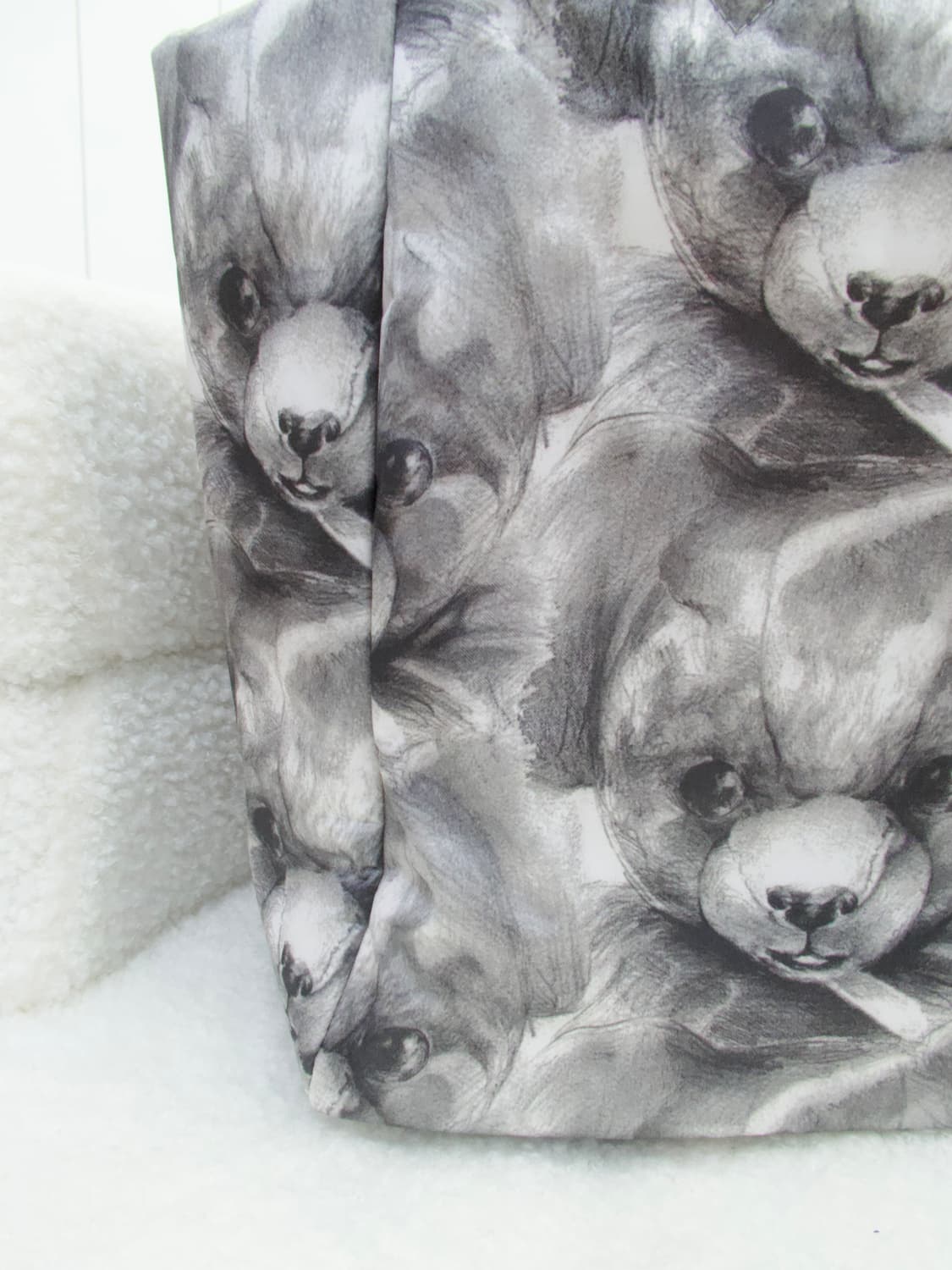 Ahcahcum 곰돌이 스퀘어백 상품이미지3