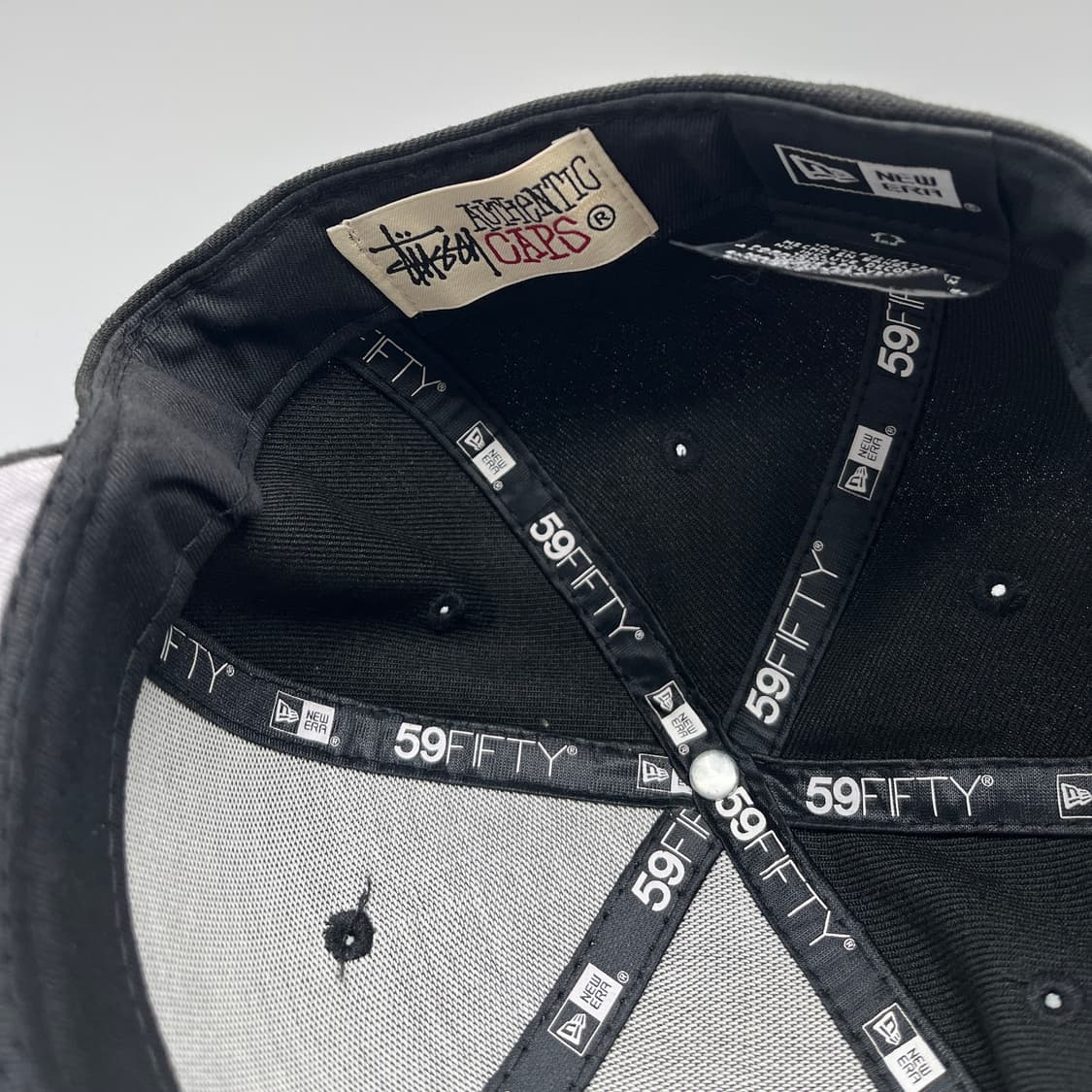스투시 x 뉴에라 s로고 스냅백 블랙 7.5사이즈 상품이미지6