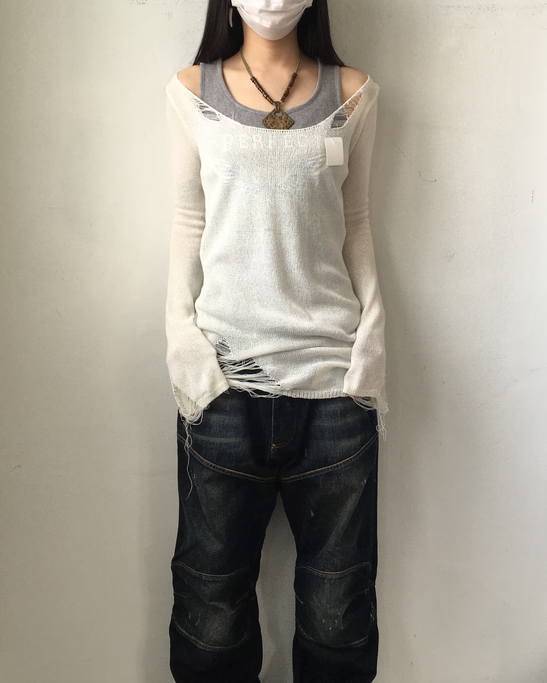 Damage point knit 상품이미지9