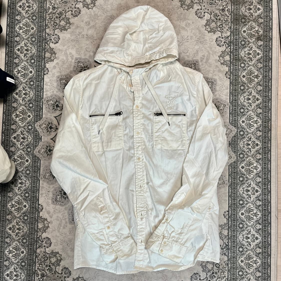 Diesel white hood shirt 상품이미지1