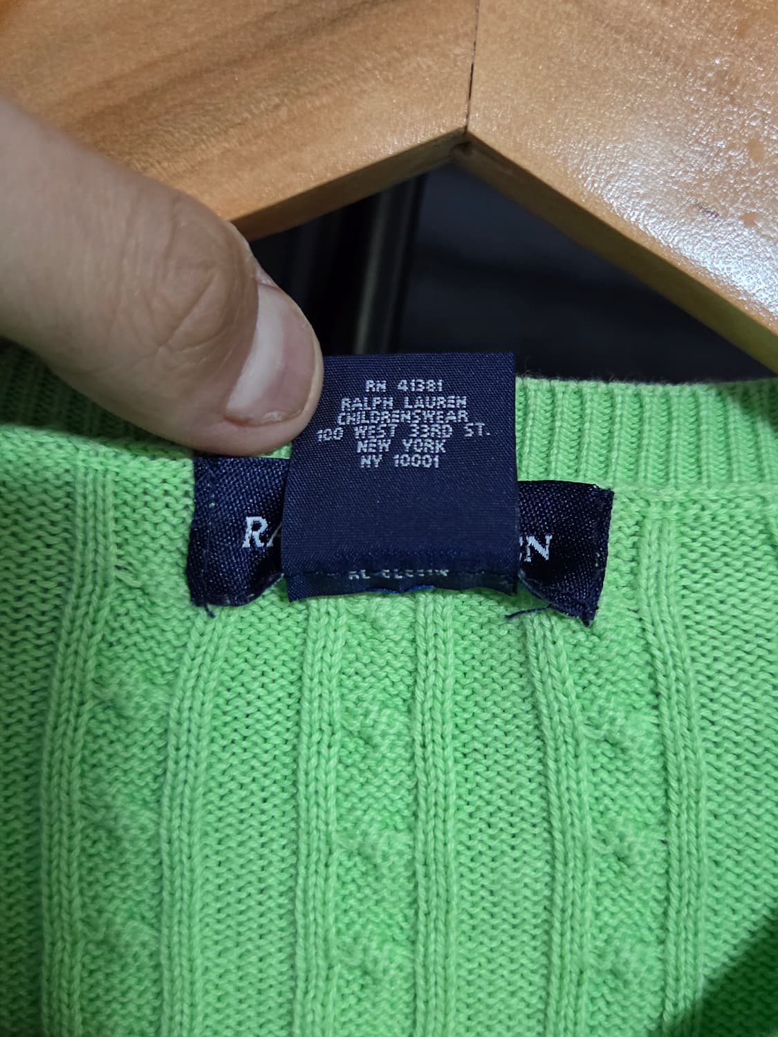 [폴로 랄프로렌] 코튼 케이블 니트 가디건 | 00198 상품이미지4