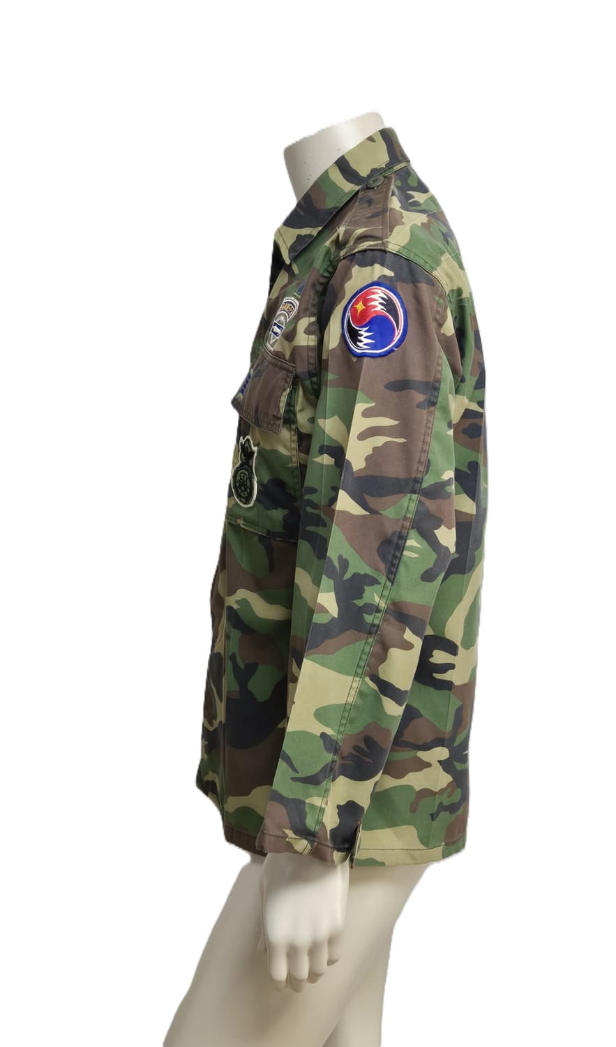 공군 구형 19전투비행단 병장 중기형 동계 전투복 상의 자켓 (L) 상품이미지2