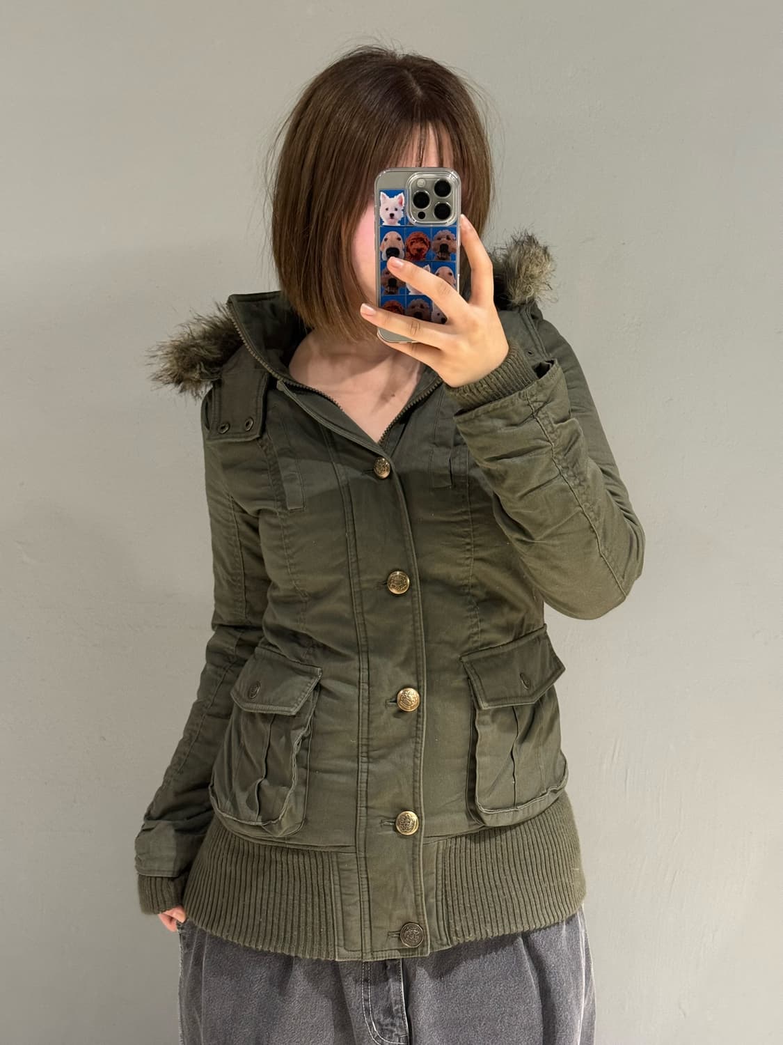 shirring detail pocket detail jumper 상품이미지3